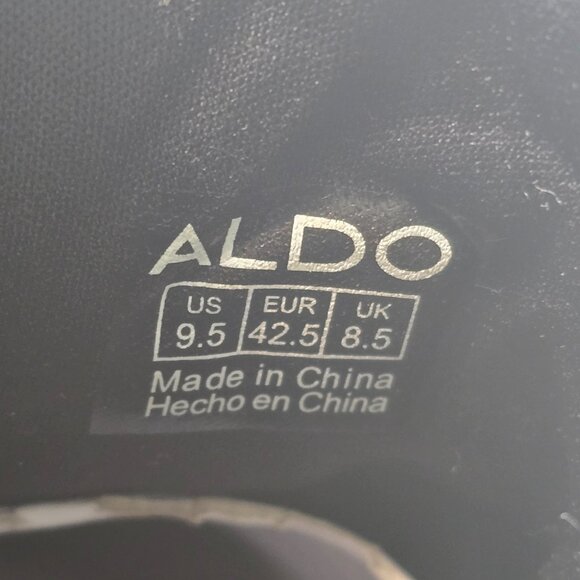 ALDO Finespec Low Top Sneaker Men's Size US 9.5 Pillow Walk Black - Picture 12 of 12